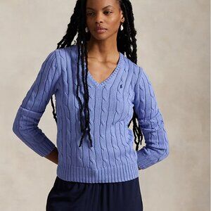 Ralph Lauren Blue V-Neck Sweater